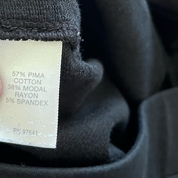 PURE JILL PULL ON SOFT PANTS W/ LEG HEM RUCHING DETAIL SIZE XL MINIMALIST COMFY - Picture 4 of 9